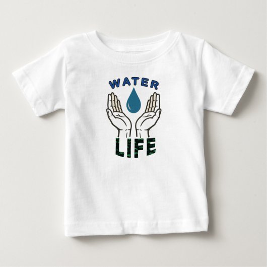 Water Love Baby T-shirt (Voorkant)