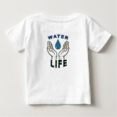 Water Love Baby T-shirt (Achterkant)