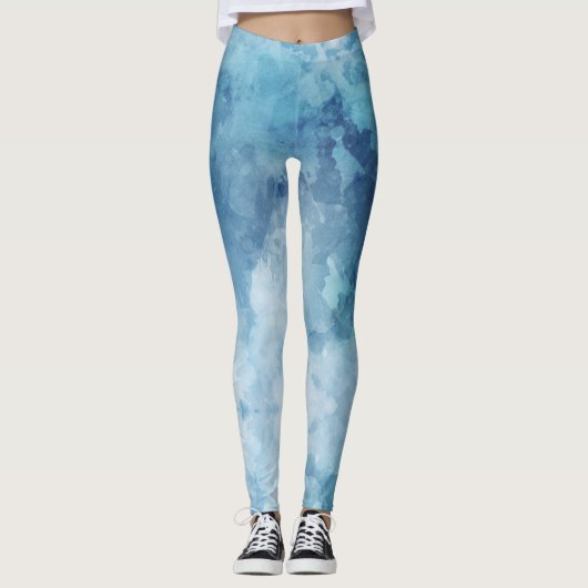 Water Love - Power Yoga Leggings (Voorkant)