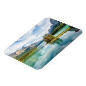 Water | Maligne Lake, Jasper National Park, Canada Magneet (Linkerzijde)