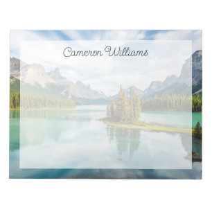 Water Maligne Lake, Jasper National Park, Canada Notitieblok