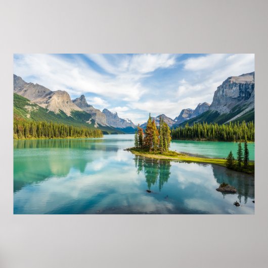 Water | Maligne Lake, Jasper National Park, Canada Poster (Voorkant)