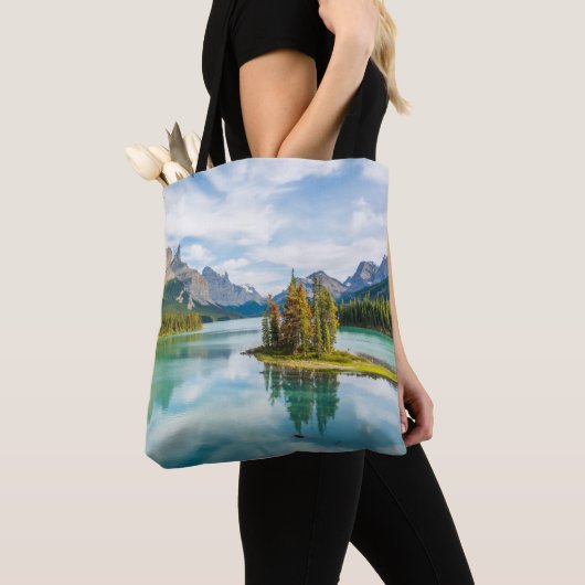 Water | Maligne Lake, Jasper National Park, Canada Tote Bag (Dichtbij)