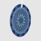 Water Mandala AcrylOrnament Ornament (voorkant)