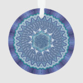 Water Mandala AcrylOrnament Ornament (achterkant)