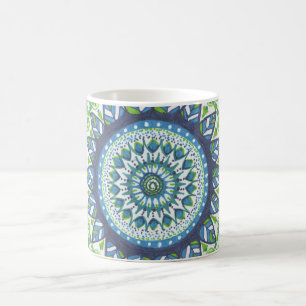 Water Mandala Coffee Mok