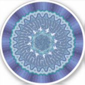 Water Mandala Contour Sticker (Voorkant)