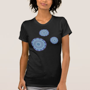 Water Mandala Donker Shirt vrouwen