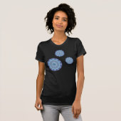 Water Mandala Donker Shirt vrouwen (Voorkant volledig)