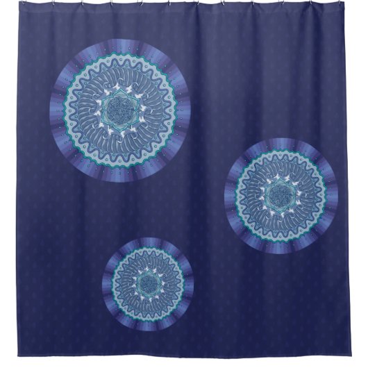 Water Mandala Douchegordijn (Voorkant)