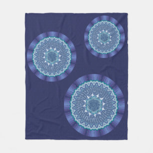 Water Mandala Fleece Deken