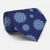 Water Mandala Heren Halstuch Stropdas (Opgerold)