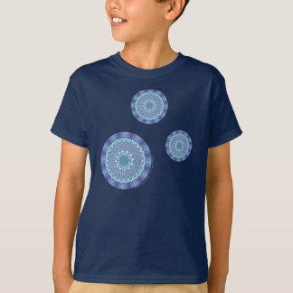 Water Mandala Kind en Baby Donker Shirt