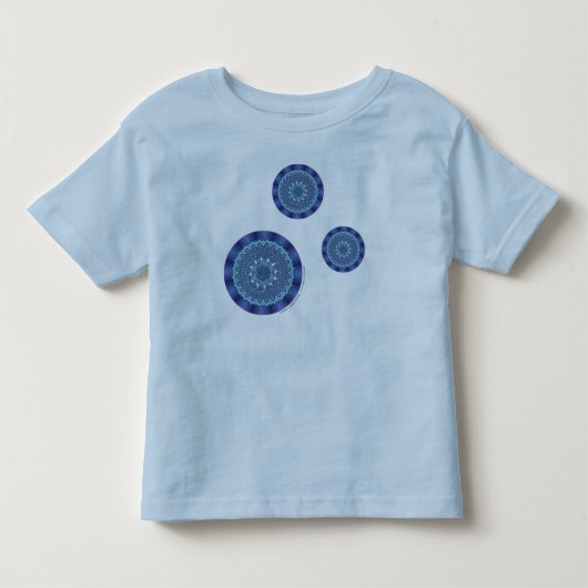 Water Mandala Kind en Baby Light Shirt (Voorkant)