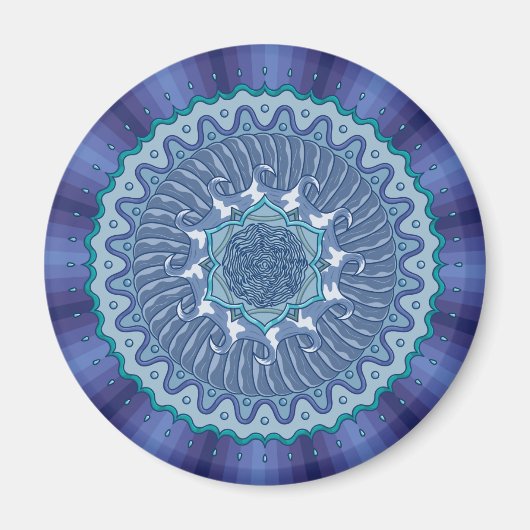 Water Mandala Magneet (Voorkant)