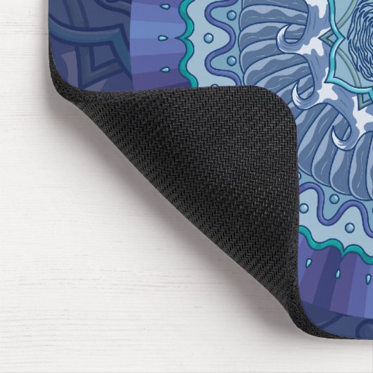 Water Mandala Mousepad Muismat (Hoek)