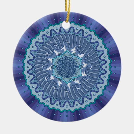 Water Mandala Ornament (Voorkant)