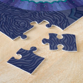 Water Mandala Puzzle Legpuzzel (Zijkant)