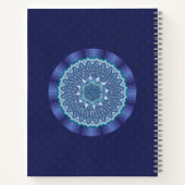 Water Mandala Spiraal Notebook Notitieboek (Achterkant)
