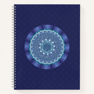 Water Mandala Spiraal Notebook Notitieboek