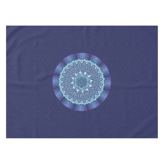 Water Mandala Tablecloth Tafelkleed (Voorkant (Horizontaal))