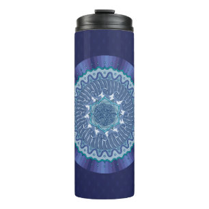 Water Mandala Thermal Tumbler Thermosbeker