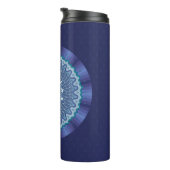 Water Mandala Thermal Tumbler Thermosbeker (Geroteerd rechts)