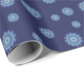 Water Mandala Wrapping Paper Cadeaupapier (Rol Hoek)