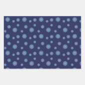 Water Mandala Wrapping Papier Set Inpakpapier Vel (Voorkant)