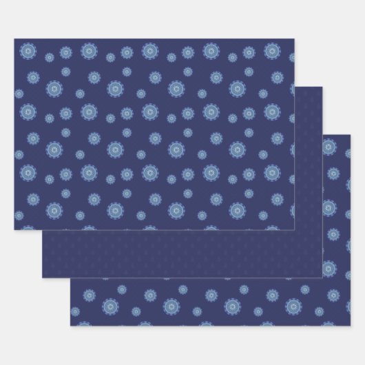 Water Mandala Wrapping Papier Set Inpakpapier Vel (Set)