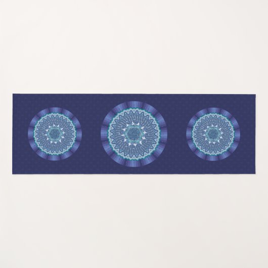 Water Mandala Yoga Mat (Voorkant (horizontaal))