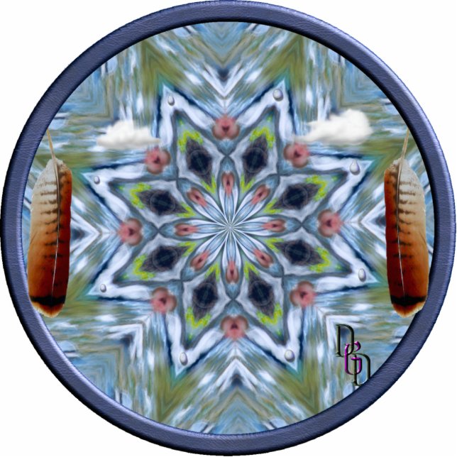 Water Mandela Staand Fotobeeldje (Voorkant)