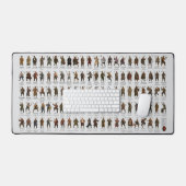 Water Margin Desk Mat: Outlaws Bureaumat (Keyboard & Muis)