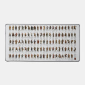 Water Margin Desk Mat: Outlaws Bureaumat (Voorkant)
