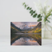 Water | Maroon Bells Colorado Briefkaart (Staand voorkant)