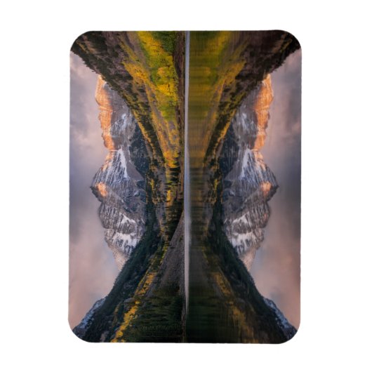 Water | Maroon Bells Colorado Magneet (Verticaal)