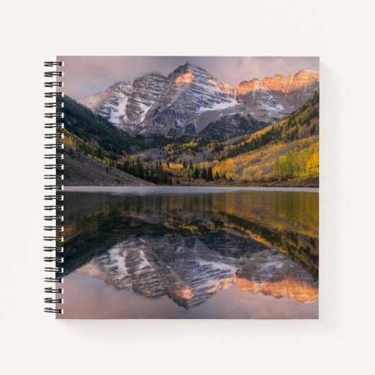 Water | Maroon Bells Colorado Notitieboek (Voorkant)
