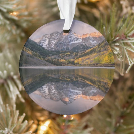 Water | Maroon Bells Colorado Ornament (Boom)