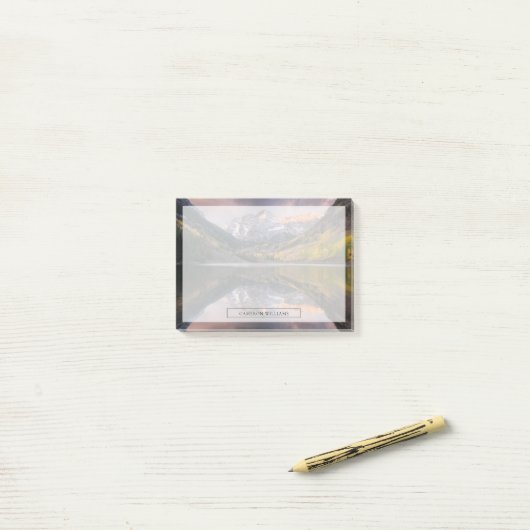 Water | Maroon Bells Colorado Post-it® Notes (Op bureau)