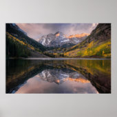 Water | Maroon Bells Colorado Poster (Voorkant)