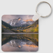 Water | Maroon Bells Colorado Sleutelhanger (Achterkant)