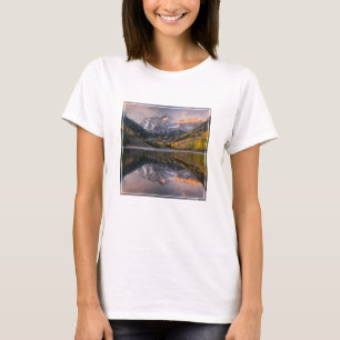 Water Maroon Bells Colorado T-shirt