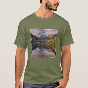Water Maroon Bells Colorado T-shirt