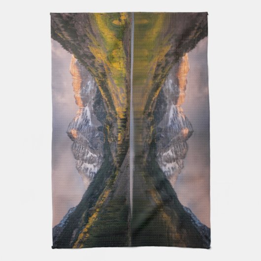 Water | Maroon Bells Colorado Theedoek (Verticaal)