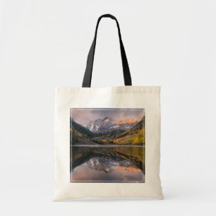 Water   Maroon Bells Colorado Tote Bag