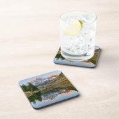 Water Maroon Bells Lake Aspen Trees Bier Onderzetter (Rechterzijde)