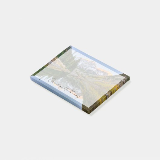 Water Maroon Bells Lake Aspen Trees Post-it® Notes (Schuin)