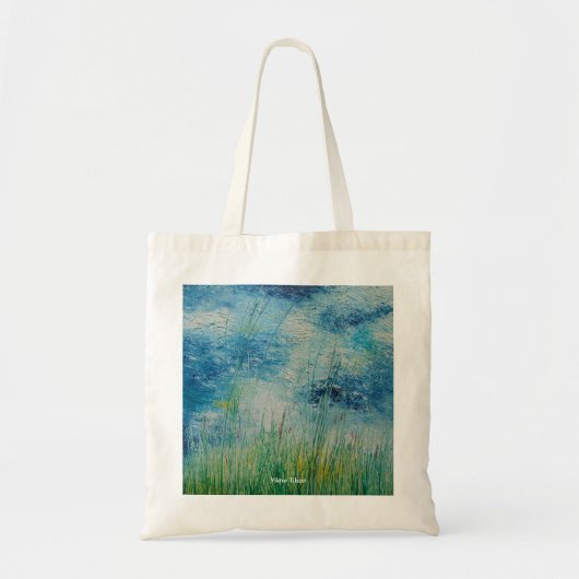 "Water Meadow"-ontwerp van Viktor Tilson Tote Bag (Voorkant)