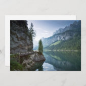 Water | Meer van Gosau Salzkammergut Oostenrijk Bedankkaart (Voorkant / Achterkant)