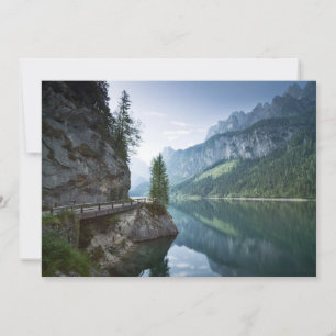 Water Meer van Gosau Salzkammergut Oostenrijk Bedankkaart